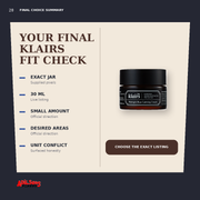 dear, klairs MIDNIGHT BLUE CALMING CREAM 30ML — creative 20
