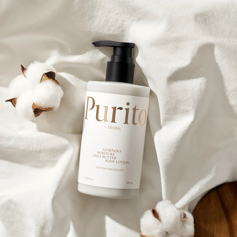 Purito SEOUL LUMINOUS MOISTURE SHEA BUTTER BODY LOTION COTTON DREAMLIGHT 300ML