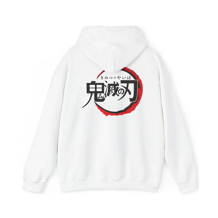 Demon Slayer White Logo Hoodie