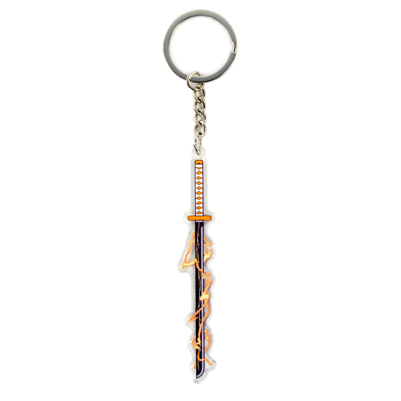 Demon Slayer - Zenitsu Agatsuma Thunder Breathing Katana Acrylic Keychain
