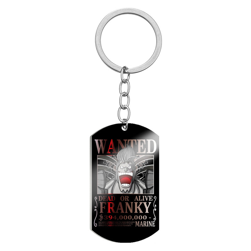 One Piece Wanted Keychain Franky