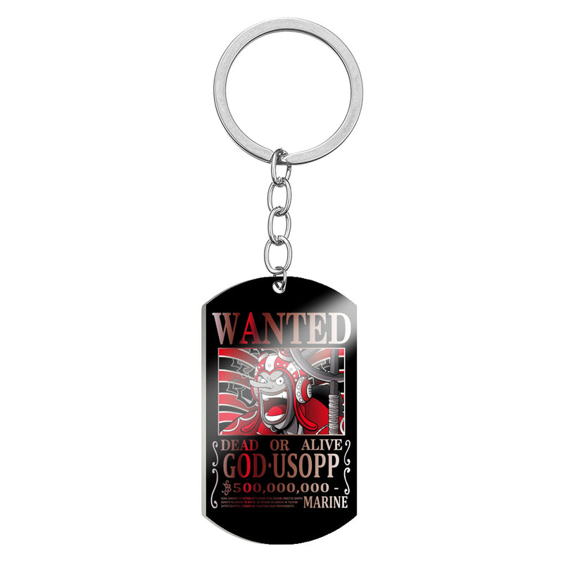 One Piece Wanted Keychain Usopp