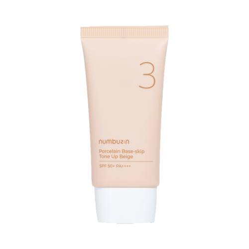 NUMBUZIN NO.3 PORCELAIN BASE-SKIP TONE UP BEIGE SPF50+ PA++++ 50ML