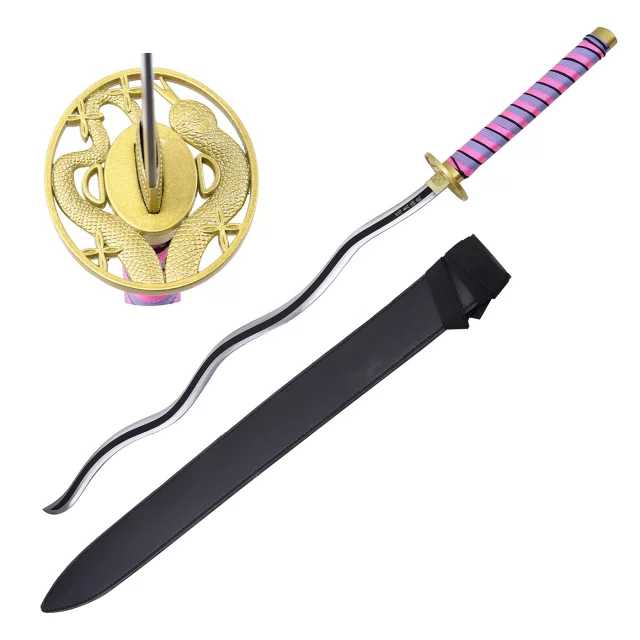 Demon Slayer Obanai Iguro Metal Katana