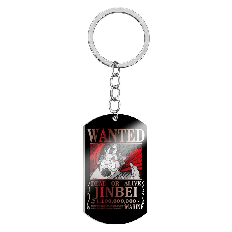 One Piece Wanted Keychain Jinbei