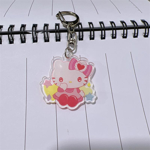 Sanrio Hello Kitty Starry Acrylic Keychain