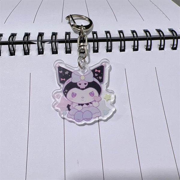 Sanrio Kuromi Starry Acrylic Keychain