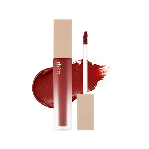 thim SHEER MATTE LIQUID LIP 04 PETAL RED