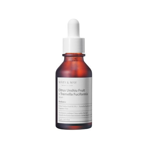 MARY&MAY CITRUS UNSHIU+TREMELLA FUCIFORMIS SERUM 30ML