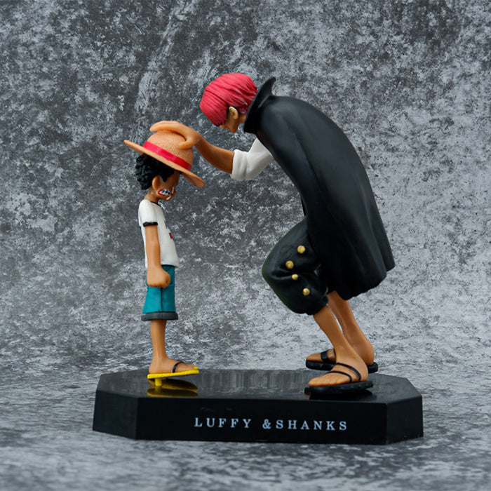 One Piece Luffy and Shanks Figurine