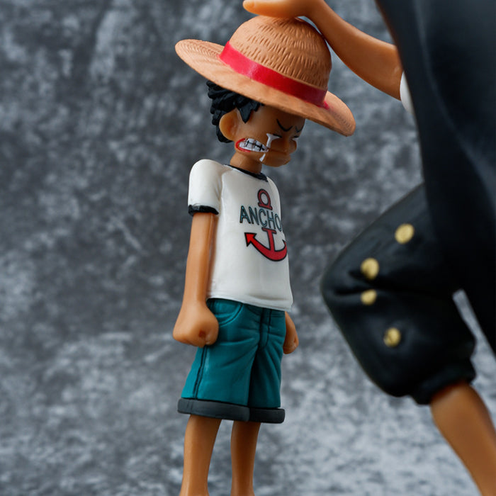 One Piece Luffy and Shanks Figurine