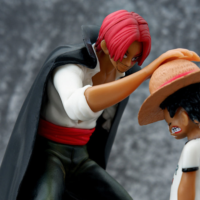 One Piece Luffy and Shanks Figurine