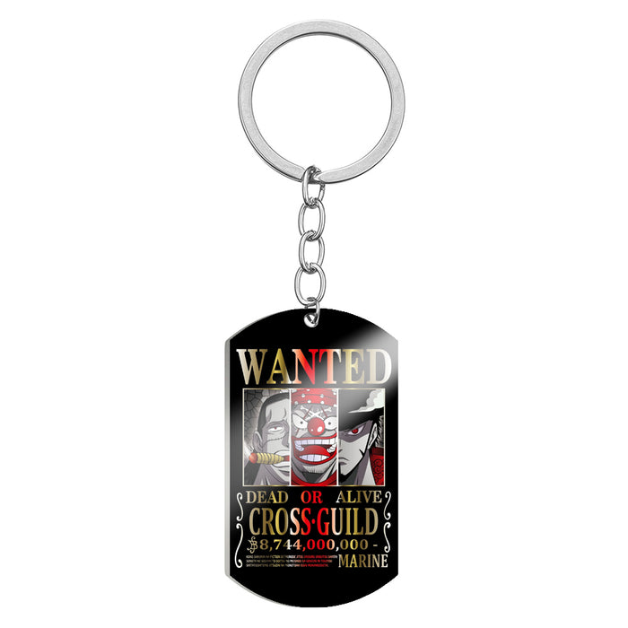 One Piece Wanted Keychain Cross-Guild
