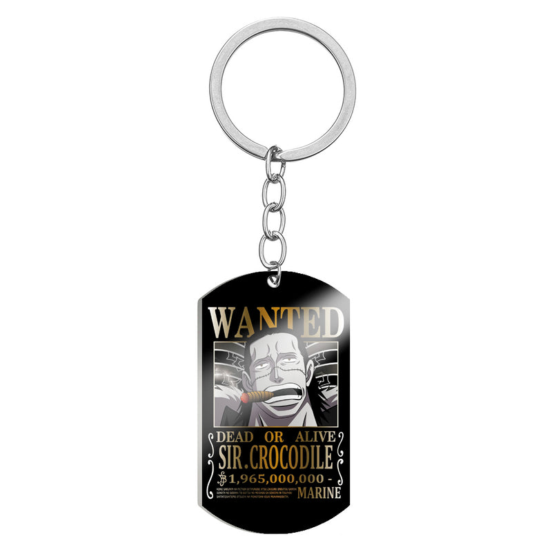 One Piece Wanted Keychain Crocodile
