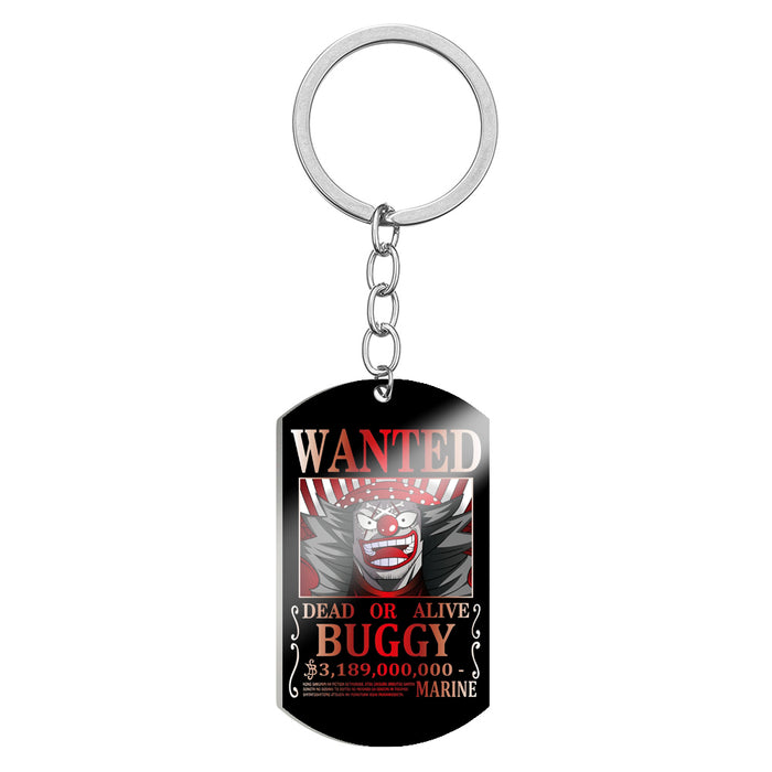 One Piece Wanted Keychain Buggy