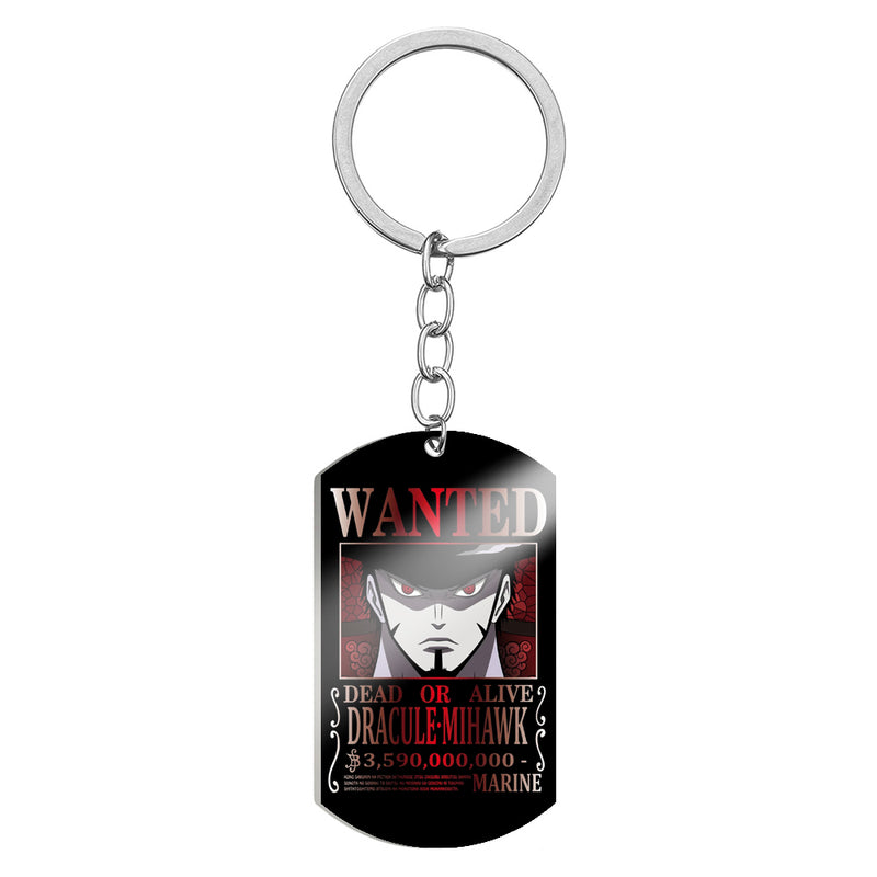 One Piece Wanted Keychain Mihawk
