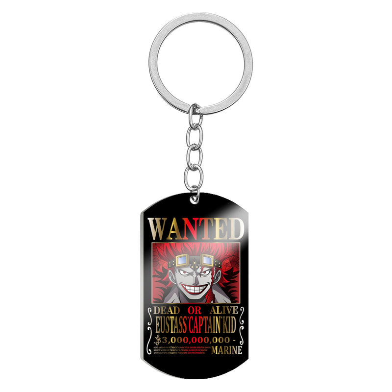 One Piece Wanted Keychain Kid