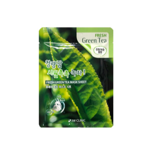 3W CLINIC FRESH GREEN TEA MASK SHEET