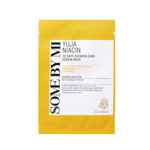 SOME BY MI YUJA NIACIN 30 DAYS BLEMISH CARE SERUM MASK 25G
