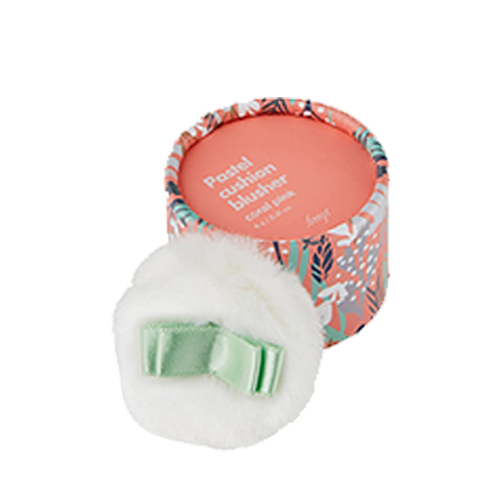 THE FACE SHOP FMGT PASTEL CUSHION BLUSHER, 02 CORAL PINK