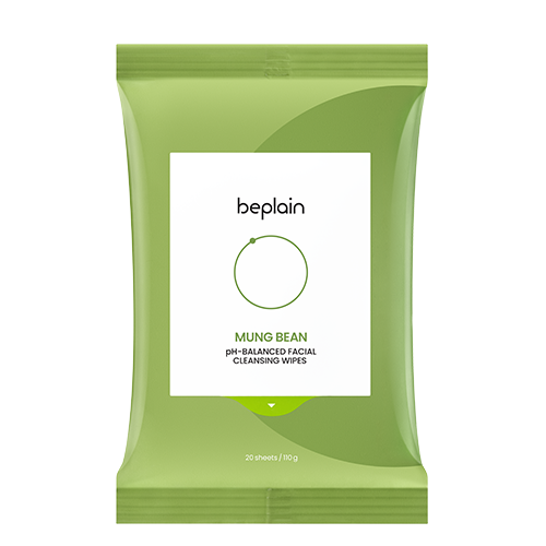 beplain MUNG BEAN pH-BALANCED FACIAL CLEANSING WIPES (20EA)120G