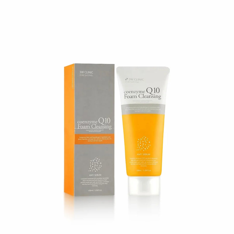 3W CLINIC COENZYME Q10 FOAM CLEANSING