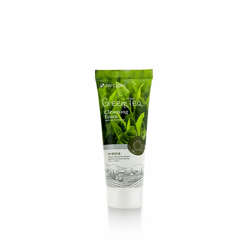 3W CLINIC GREEN TEA FOAM CLEANSING