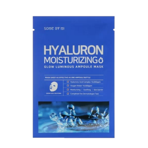SOME BY MI HYALURON MOISTURIZING GLOW LUMINOUS AMPOULE MASK (25G*1EA)