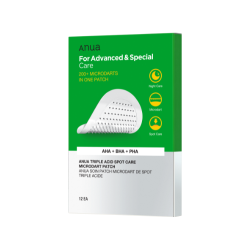Anua TRIPLE ACID SPOT CARE MICRODART PATCH 12EA