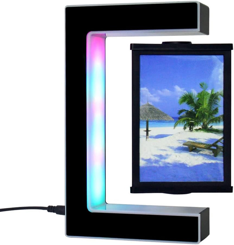 Black Magnetic Floating Photo Frame