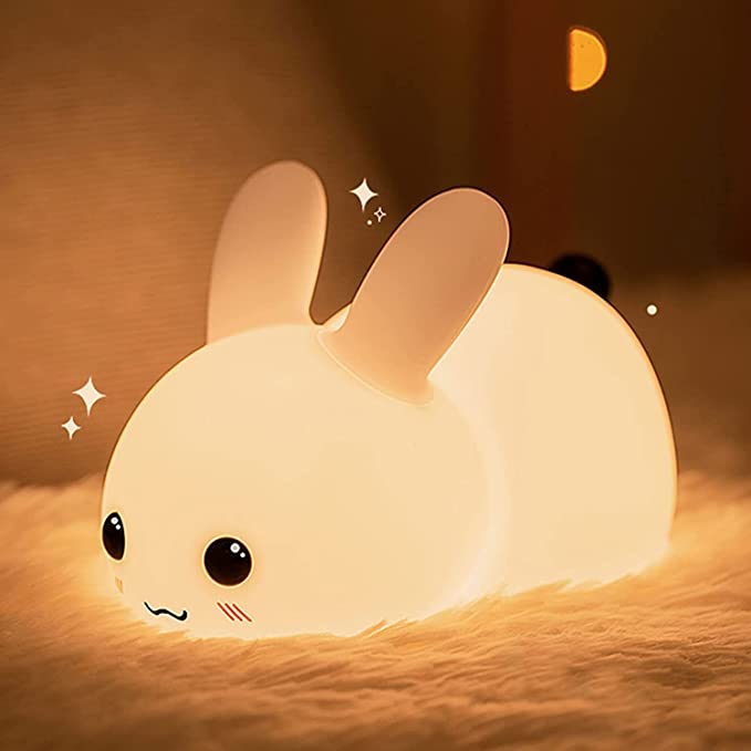Custom Sensor Baby Kid 3D Animal Rabbit Night Light