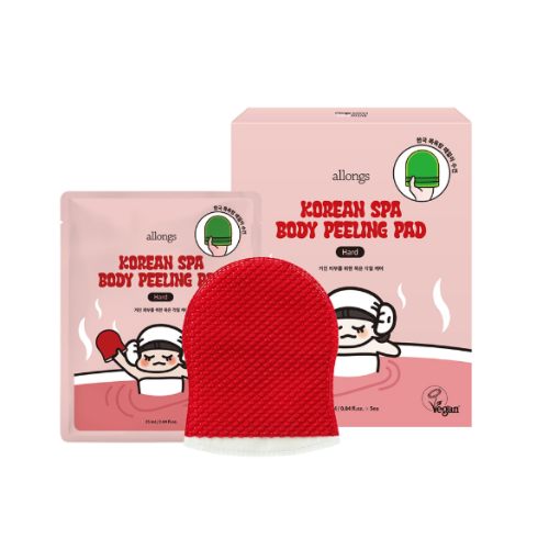 Allongs Korean Spa Body Peeling Pad Hard 5ea