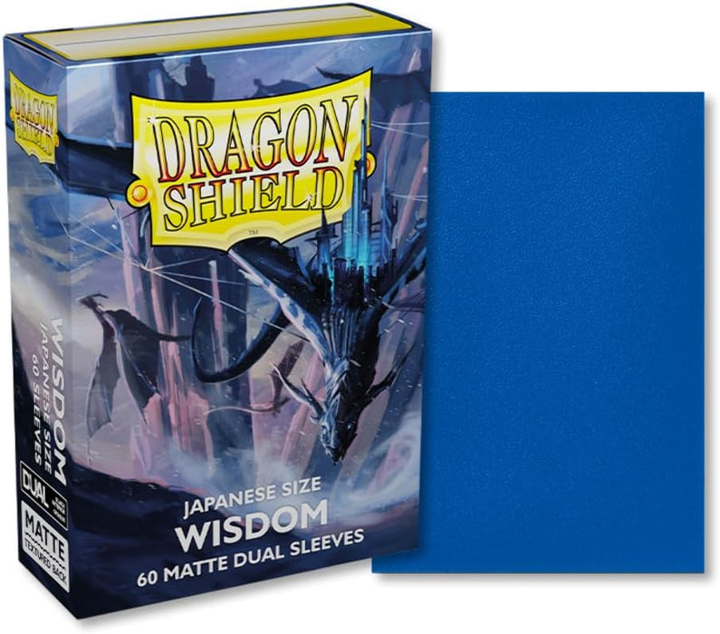 Dragon Shield Dual Matte Japanese Size Sleeves Wisdom Blue