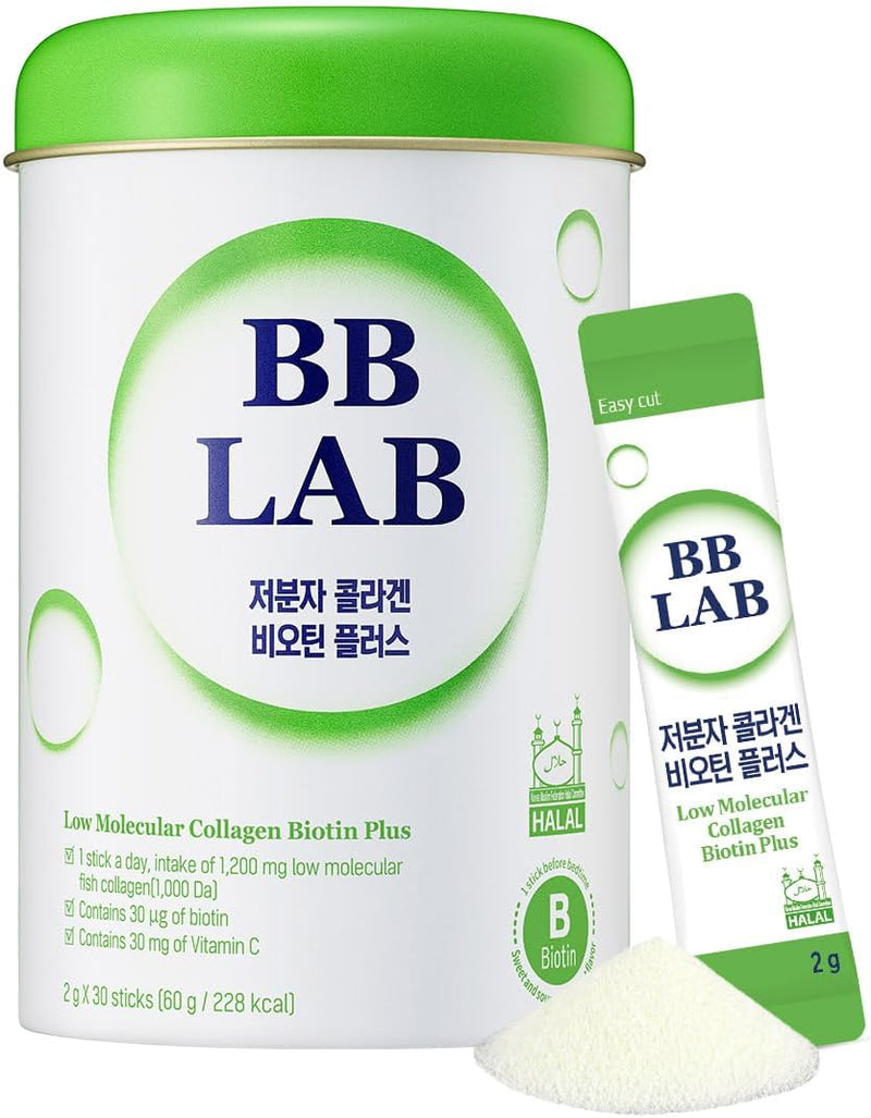 BB LAB Low Molecular Collagen of Biotin Plus 2g*30 sticks