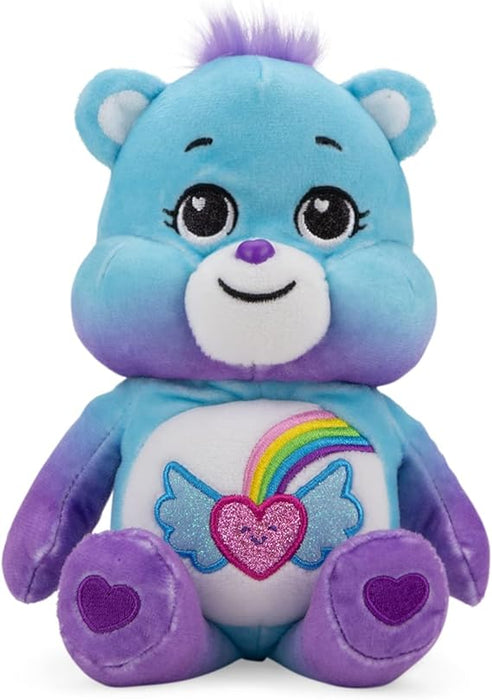 Care Bears - 9 Inch Glitter Bean Plush -Dream Bright Bear (Licensed)