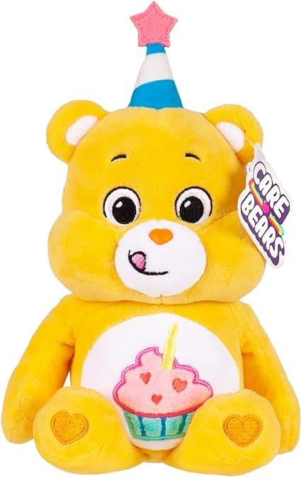 Care Bears - 9 Inch Bean Plush - Birthday Bear (Licensed)
