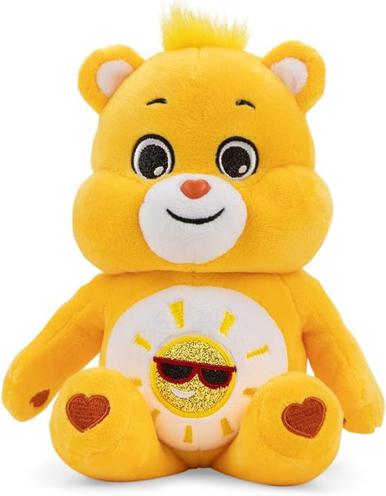 Care Bears - 9 Inch Glitter Bean Plush -Funshine Bear (Licensed)