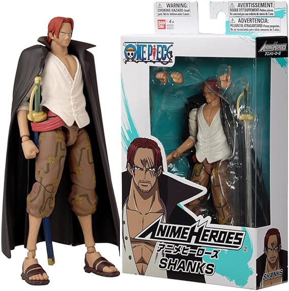 Anime Heroes - One Piece Shanks Figure (Licensed)