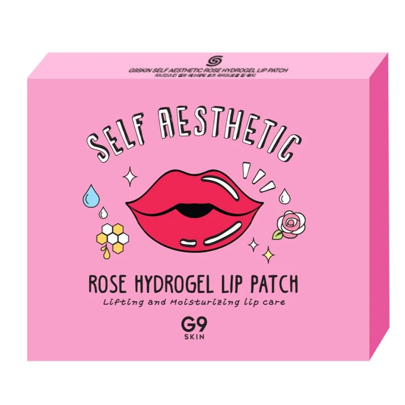 G9 Self aesthetic rose hydrogel lip patch 5P
