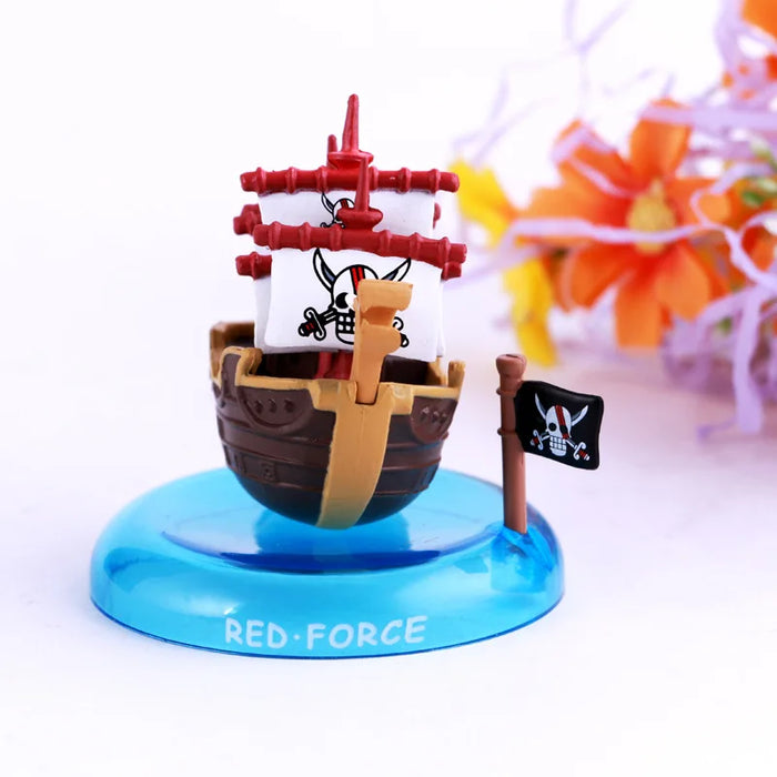 One Piece Red Force Boat Figurine