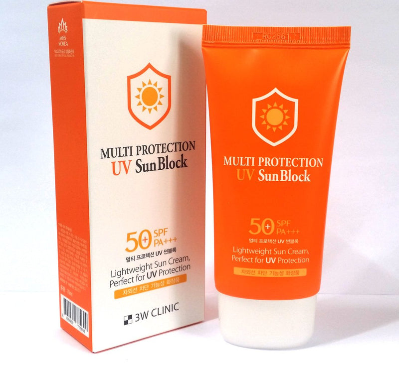 3W CLINIC MULTI PROTECTION UV SUN BLOCK SPF50+ PA+++ 70ML