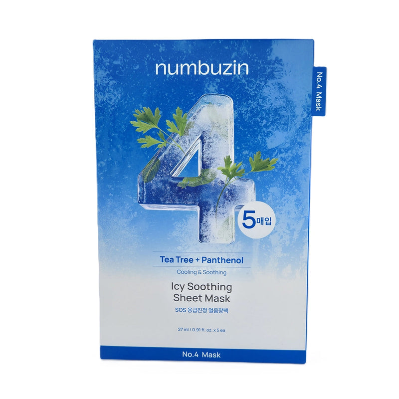 numbuzin NO.4 ICY SOOTHING SHEET MASK
