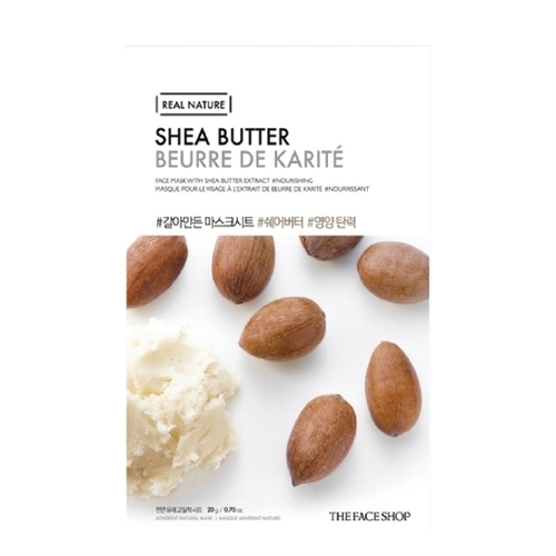 THE FACE SHOP REAL NATURE FACE MASK WITH SHEA BUTTER EXTRACT