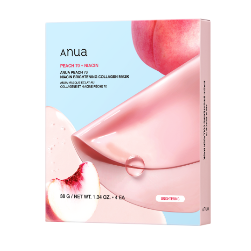 Anua PEACH 70 NIACIN BRIGHTENING COLLAGEN MASK (38G)