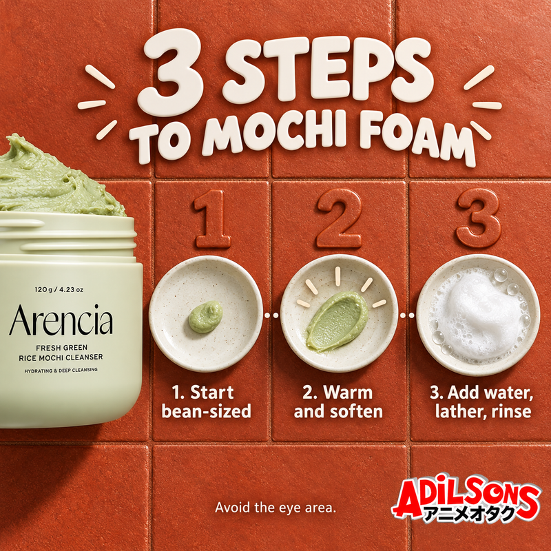 ARENCIA Fresh Green Rice Mochi Cleanser 120G — creative 13 of 20