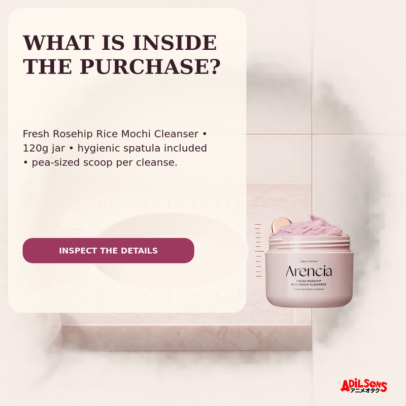 ARENCIA FRESH ROSEHIP RICE MOCHI CLEANSER 120G — creative 10 of 20