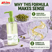 beplain Mung Bean Cleansing Oil 200ml — Formulation rationale