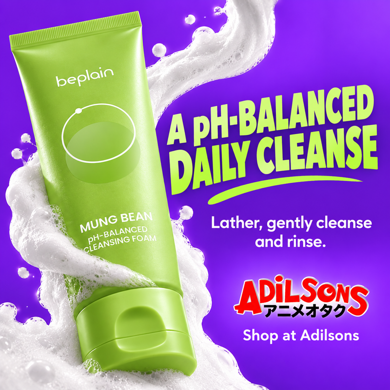 beplain Mung Bean pH-Balanced Cleansing Foam 80ml — creative 07