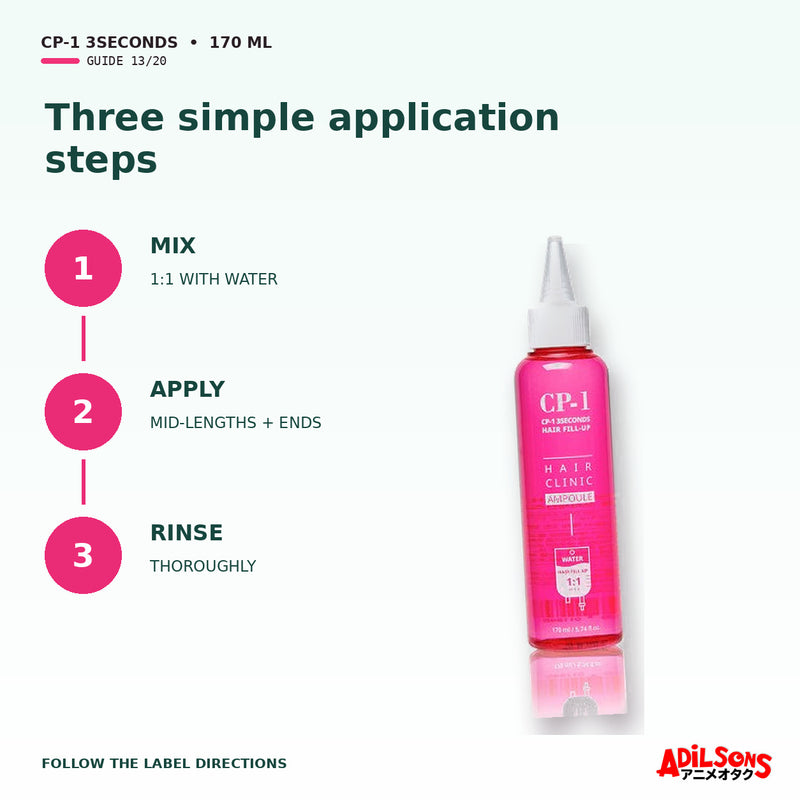 CP-1 3SECONDS HAIR FILL-UP AMPOULE 170ML — creative 13 of 20