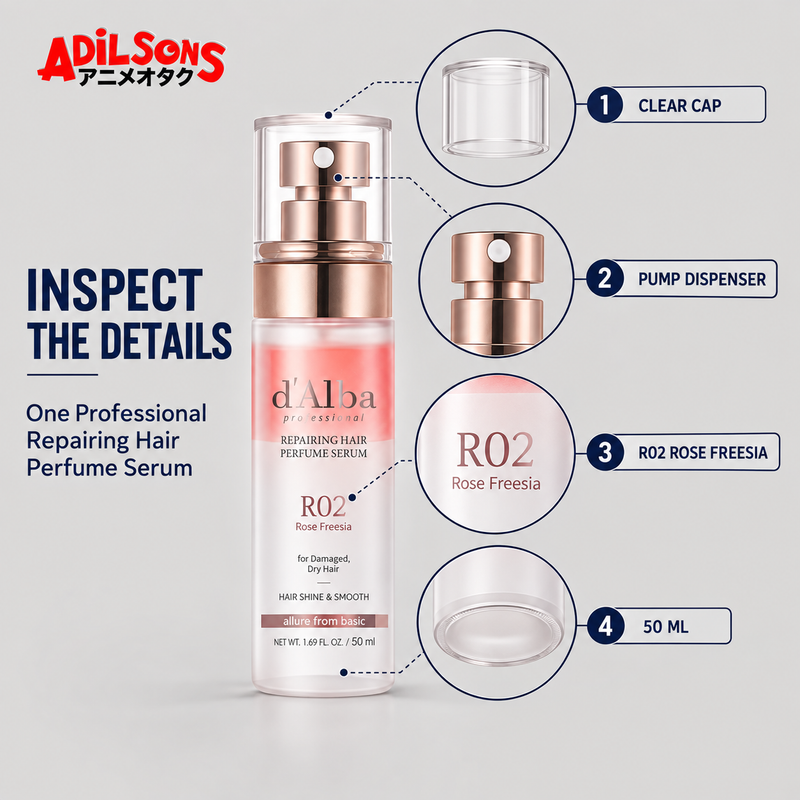 d'Alba Professional Repairing Hair Perfume Serum 50ML - gallery creative 10